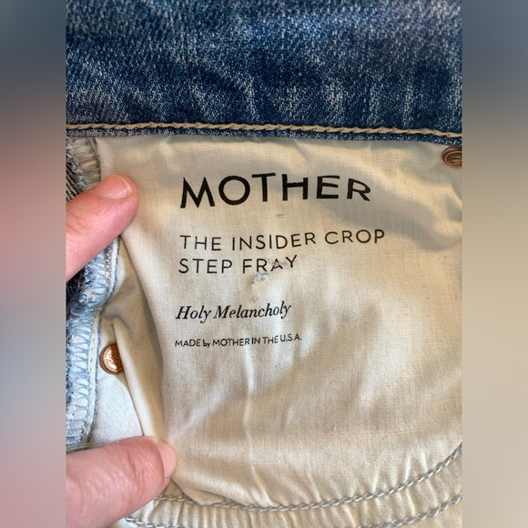 Mother Superior Jeans The Insider Crop Step Fray Holy Melancholy size 26 - Picture 14 of 14